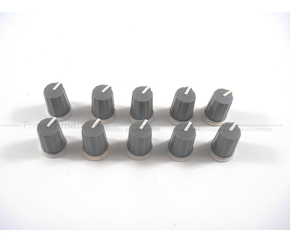 10pcs/lot EQ Cap Equalizer Knob / High School Bass Pot Knob Cap for Pioneer DJ MIXER DJM djm-2000 900 850 750 700 800 Gray Color