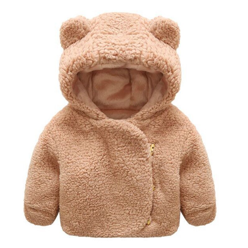 Melario bebê meninas casaco outono inverno bebê outerwear quente cordeiro cashmere meninas casacos da criança do bebê menino dos desenhos animados outerwear
