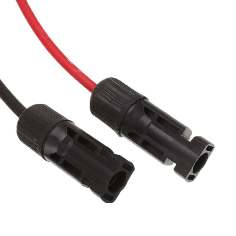 PVC Insulated Electrical PV Connector Cables Solar Panel Connect Back 10m 30ft 10AWG 12AWG 14AWG 2.5mm 4mm 6mm