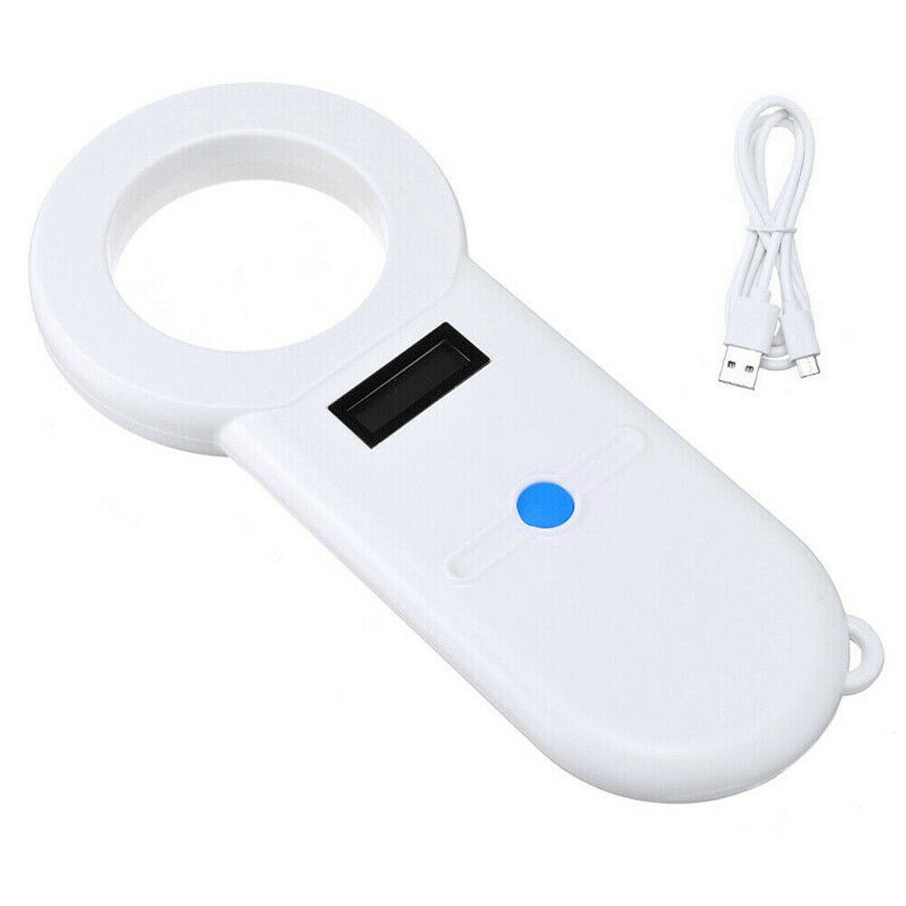 134.2Khz Horse ABS Home Animal Livestock Dog Cat USB Rechargeable Pet Microchip Scanner Idenification Portable Digital Display