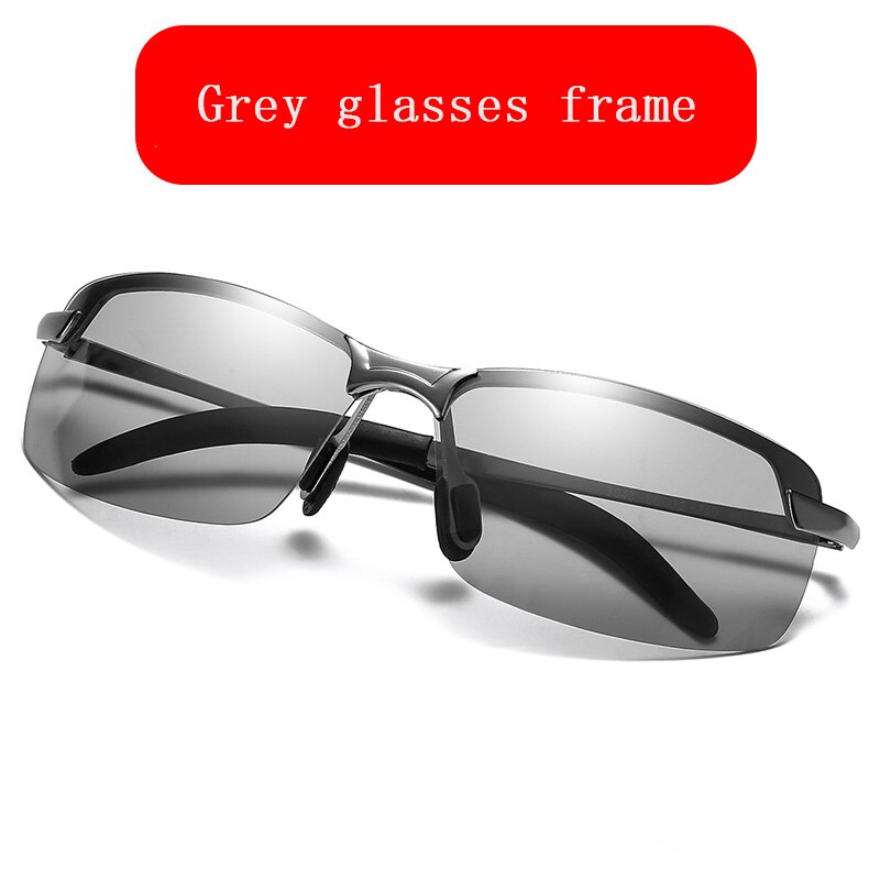 Sunglasses for Night Vision Polarized Safety Goggles HD Panoramic Anti-impact Shock Dust Resistant Fishing/driving Glasses: gray day and night