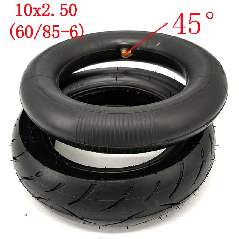 Pneu résistant à l'usure épaissi de 10x2.5 (60 / 85-6) Tubes intérieurs et 0uter pour Scooter électrique de 10 pouces: inner outer tyre A