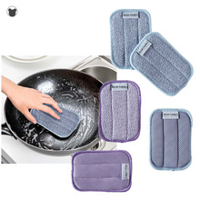 5PCS double-sided kitchen Cleaning sponge wipe for dishwashing antibacterial Sponge cleaning brush for bathroom super absorption