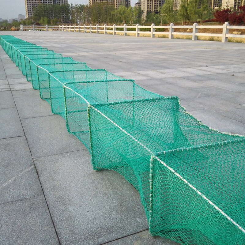1.1m-20m Shrimp Cage Fishing Net Catcher Trap Foldable Crab Crayfish Lobster Fishing Net Cast Fishing Network Outdoor
