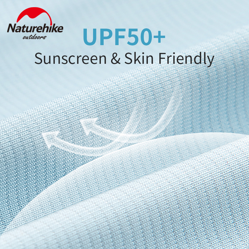 Naturehike-Sudadera con capucha de nailon para hombre y mujer, ropa Anti-UV con salida de pelo, resistente al viento, protector solar