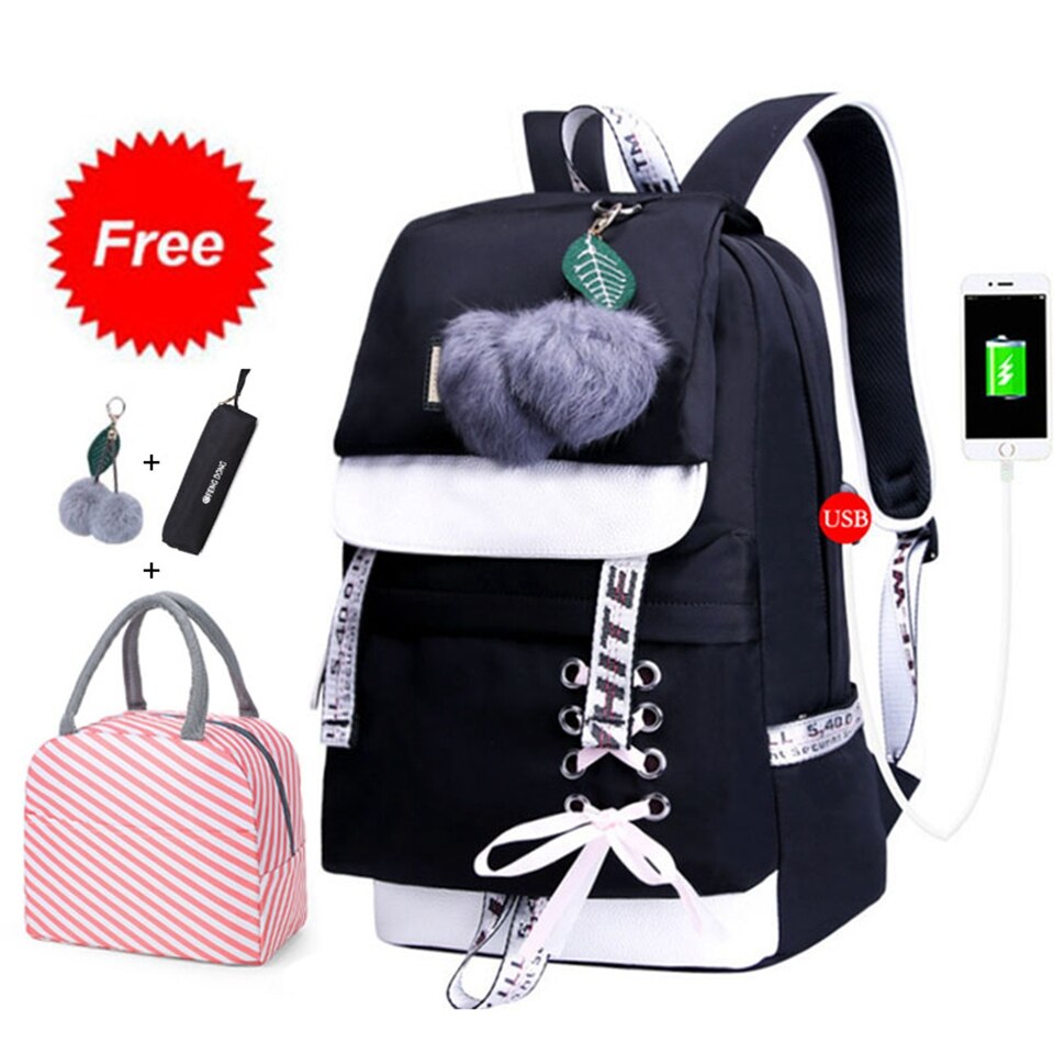 Rucksack für Mädchen freundlicher Schul freundlicher Bookbag Frauen lässig Daypack