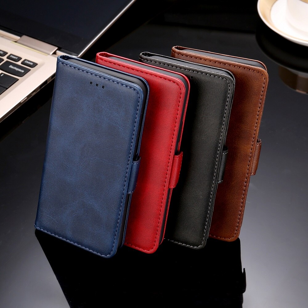 Stand Zakelijke Telefoon Holster Voor Umidigi Power Case Wallet Cover Voor Coque Umidigi Power Cover 6.3 "Leather & Silicone zakken Capa