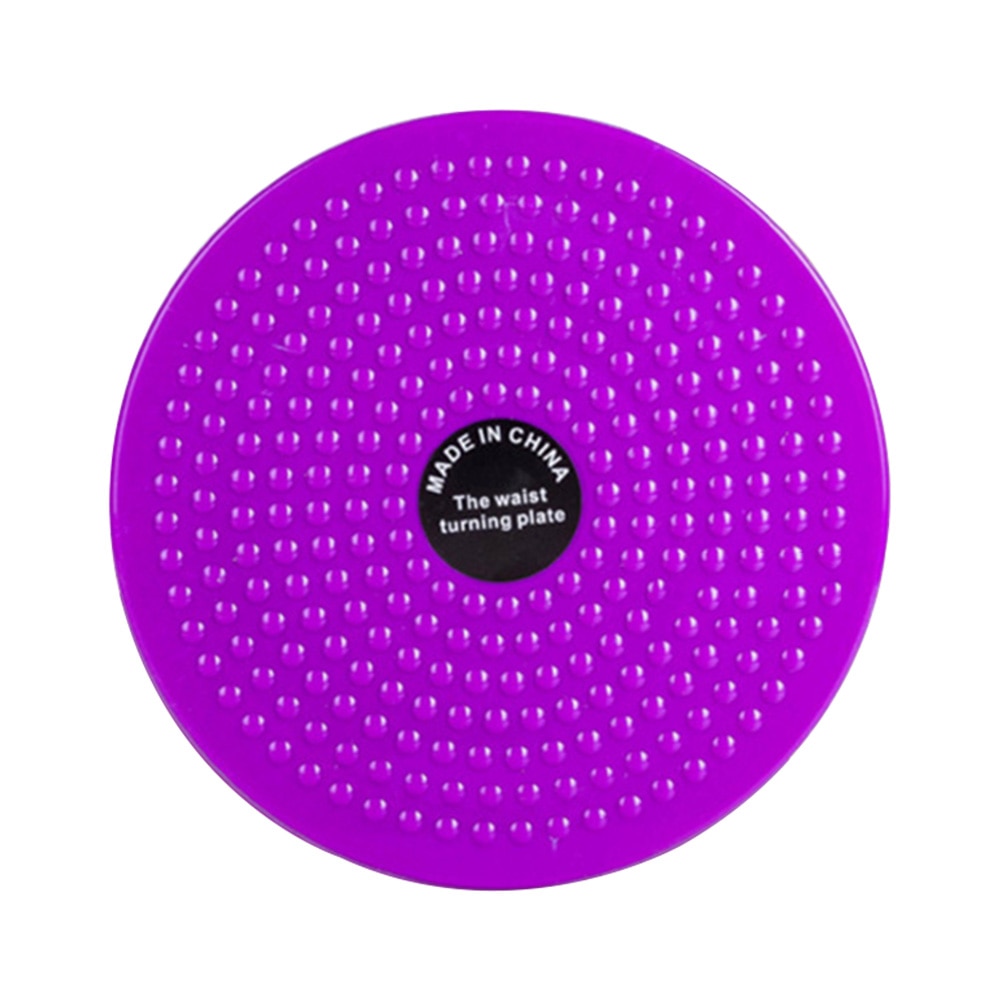Circle Waist Slimming Fat Burning Plate Twisting Plate Slimming Sit Up Enhance Posture Help To Reduce Waist Fat: Purple 