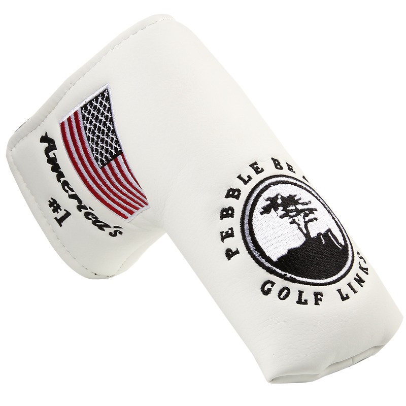 Golf putter clown joker cover Blade Putter Headcover cameron Johnny jackpot blade putter scotty headcovers: White