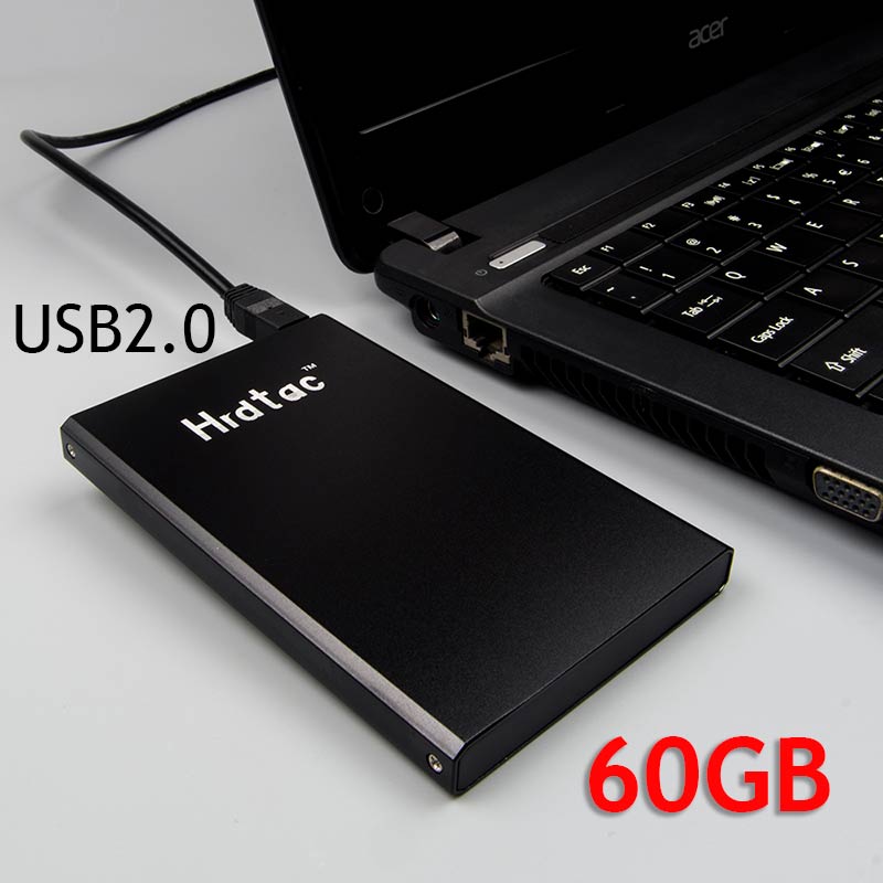 100% External Hard Drive 60G/GB USB 2.0 2.5" Portable External Hard Drive HDD 60g Hard Disk hd disco duro externo