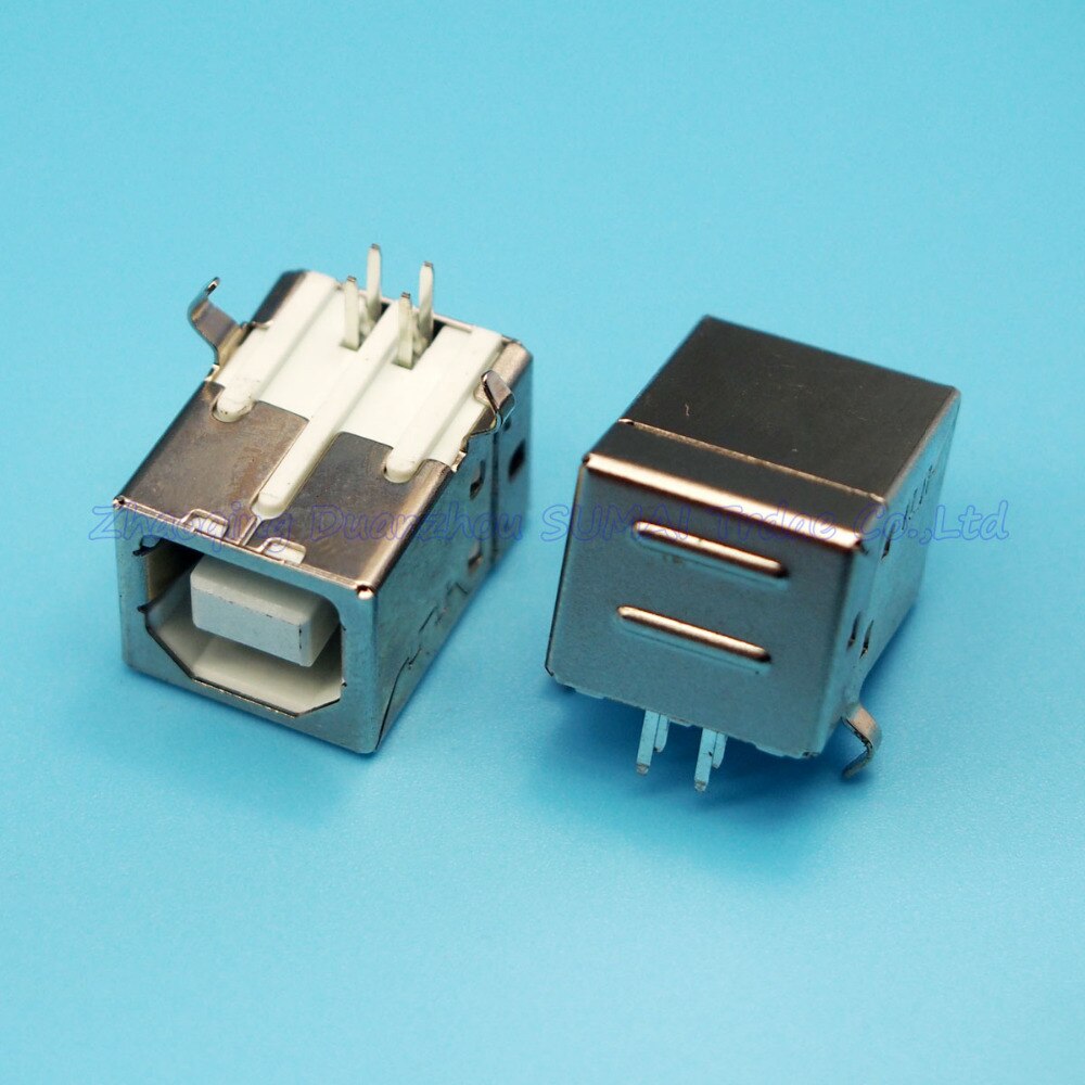 Bf typ b usb skrivarport jack  to 4 pin 90 graders kontakt