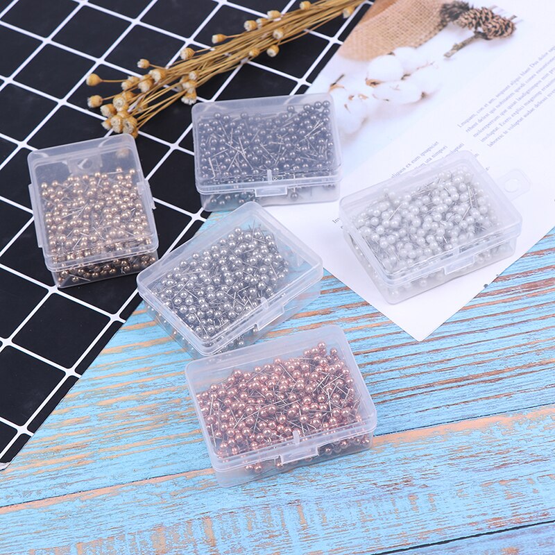 400pcs Round Plastic Head Steel Point Push Pins Map Thumb Tacks Pin Office School Supplies