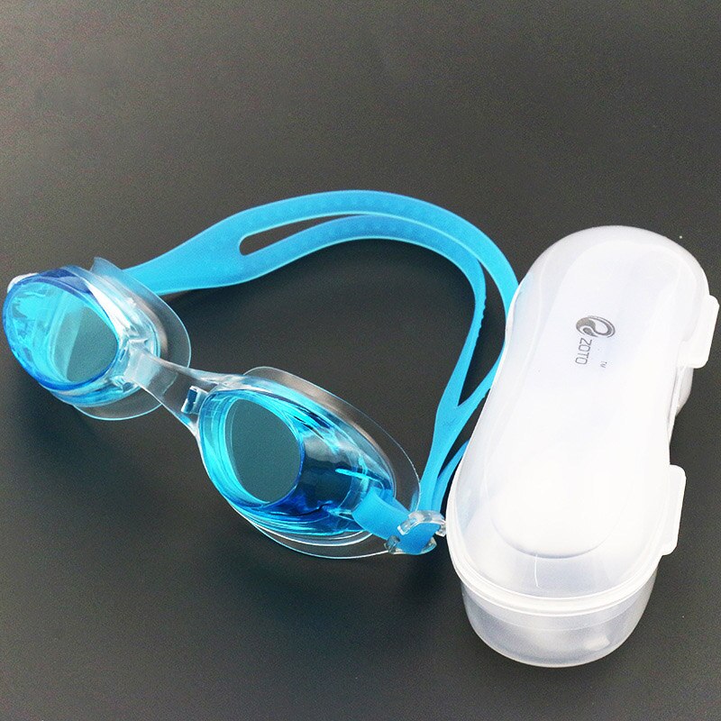 Professionele Kind Anti Fog Zwemmen Bril Brillen Uv Gekleurde Lens Duiken Zwembril 19ing