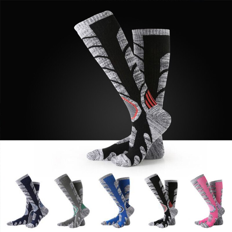 Warm Sports Long Thermal Socks Men Women Thick Cotton Outdoor Sport Climbing Camping Hiking Cycling Snow Snowboard Ski Sock