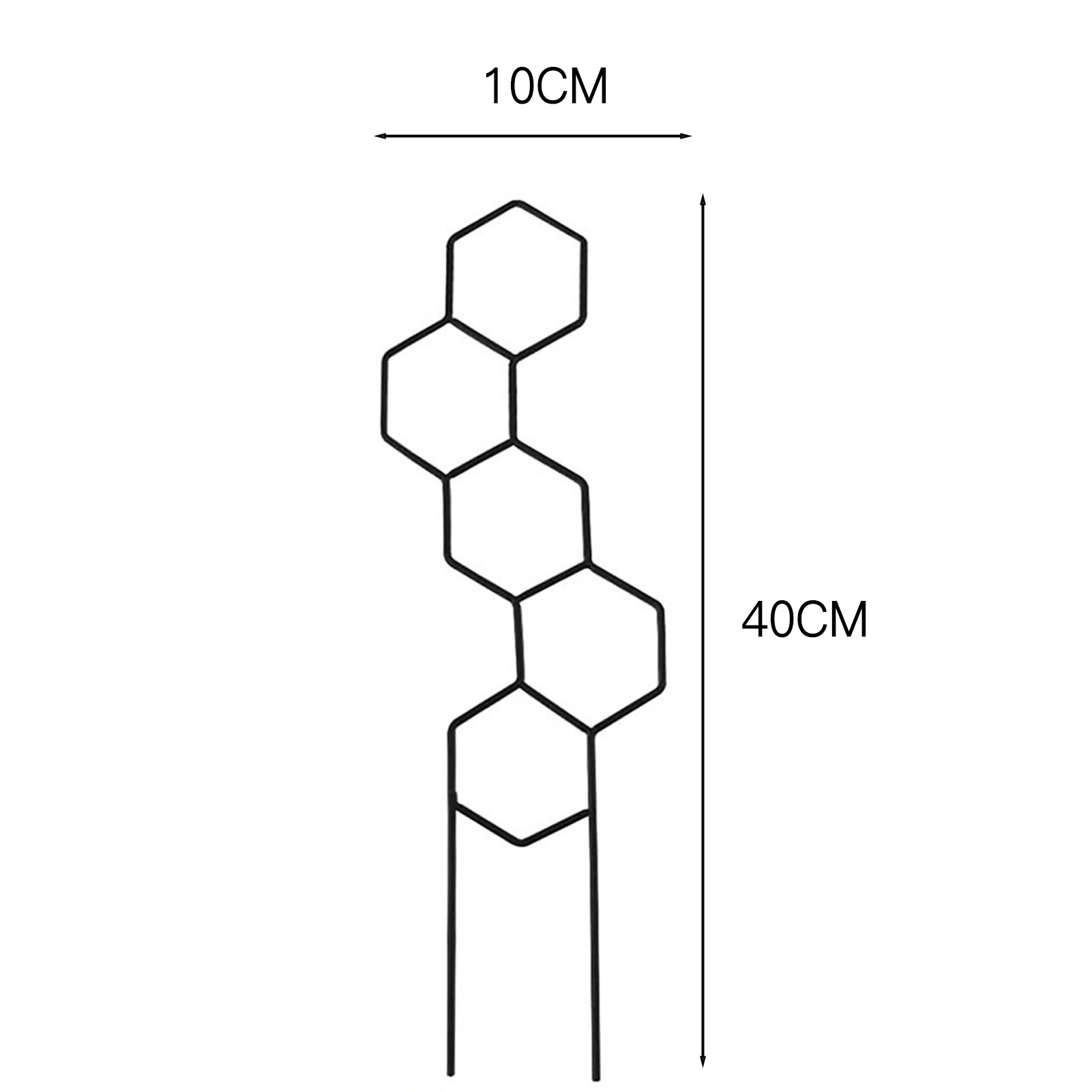 Klimplant Trellis Plant Ondersteuning Tuin Staak Stand Klimrek Ijzeren Bloem Trellis Frame Standhouder Tuin Decor: Bruin
