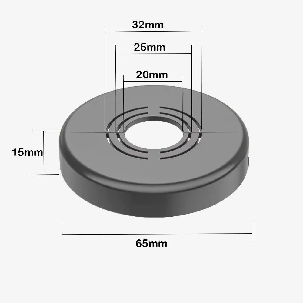 Useful ABS Shower Kitchen Faucet Cover Adjustable Plating Faucet Decorative Cover Wall Flange Kitchen Tap Accessories Shower: Brown