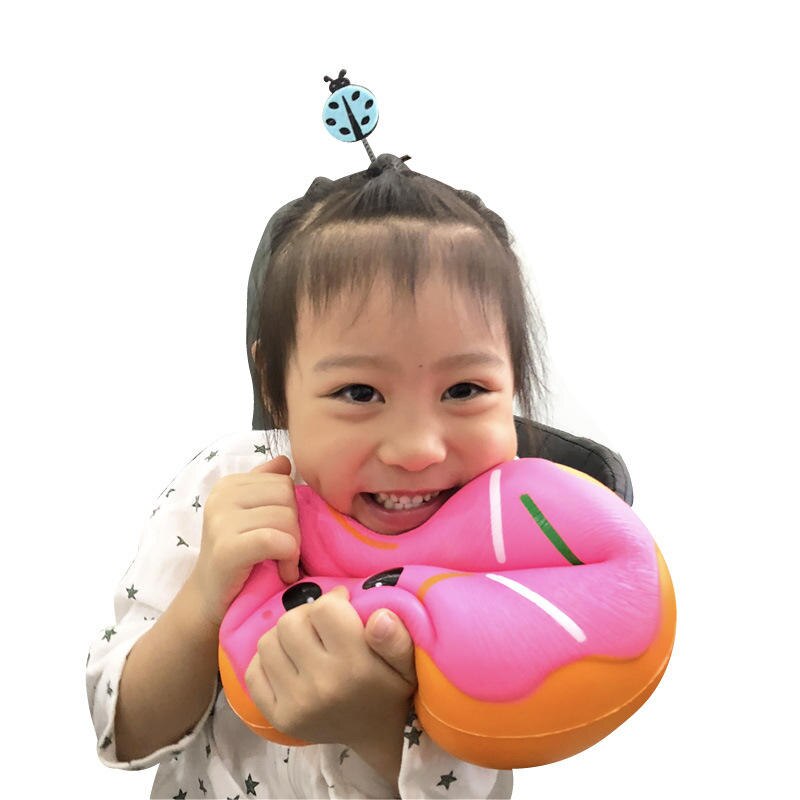 Big Squishy Doughnut jumbo Squishy Slow Rising Large Squishes Soft PU Squish Simulation Food Relief Antistress Kids Toys