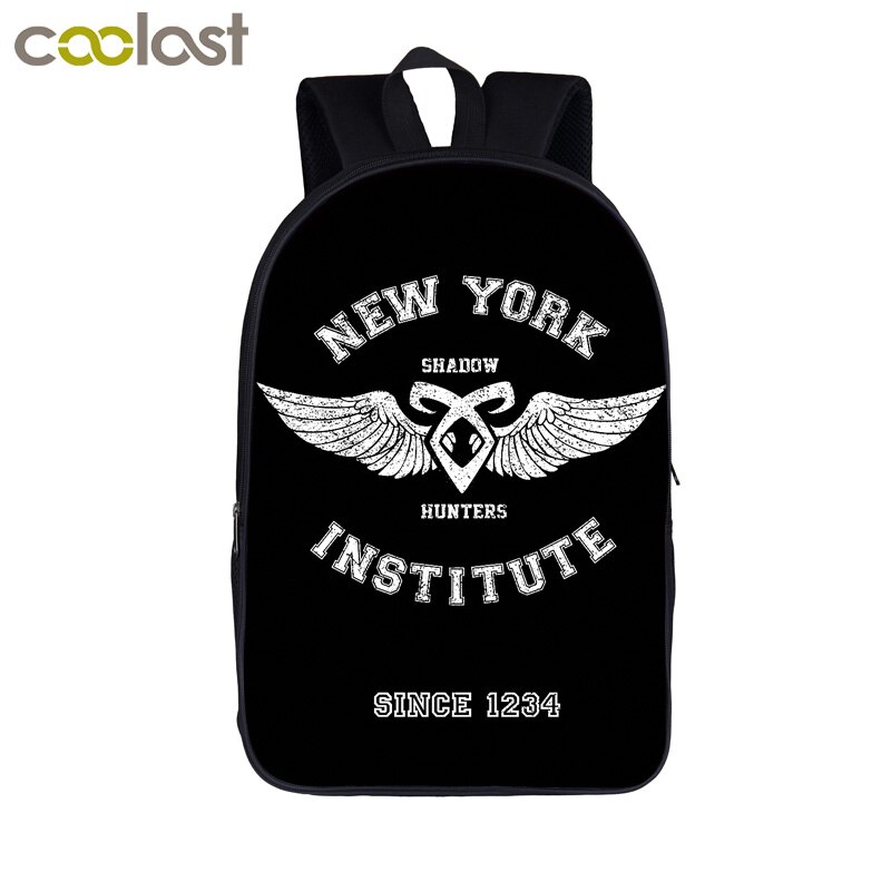 Shadowhunters Rugzak Voor Tiener Jongens Meisjes Schooltassen Rugzak Vrouwen Mannen Casual Tas Student Hoge School Rugzak Boekentas: 16shadowh01