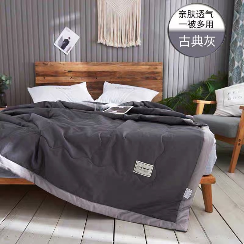 Sf ren farve stil quilt fyldt sengetøj filler luksus sommer dyne dyne 200*230cm forår efterår dyne tæppe