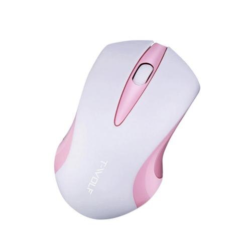 Q2 Mouse Wireless ottico da 1200DPI con Design simmetrico per Computer portatile: WHITE