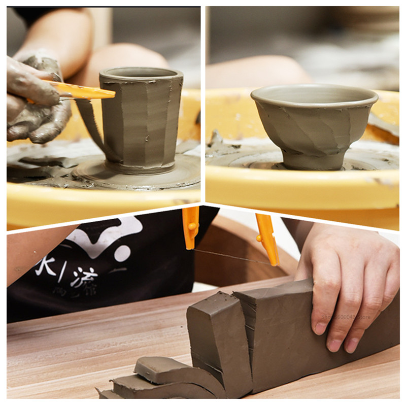 Cut Mud Line/Clay Cutter Mud Slice Bevel Cut Corner Knife Clay Block Cut Clay Board Splicing DIY Ceramic Clay Modeling Tool