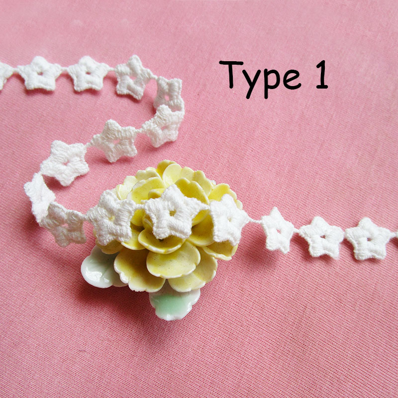 5 Meters Chiffon Pleated Lace Trim - 6.5cm Wide, Mint Green, For Sewing & Craft Decoration - View #7