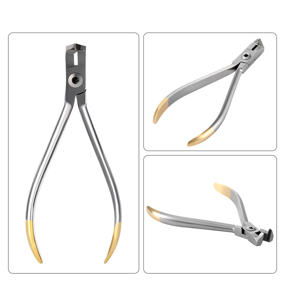 AZDENT Dental Distal End Cutting Pliers Orthodontic Dental Forceps Stainless Steel Wire Filament Cutter Tools for Dentist