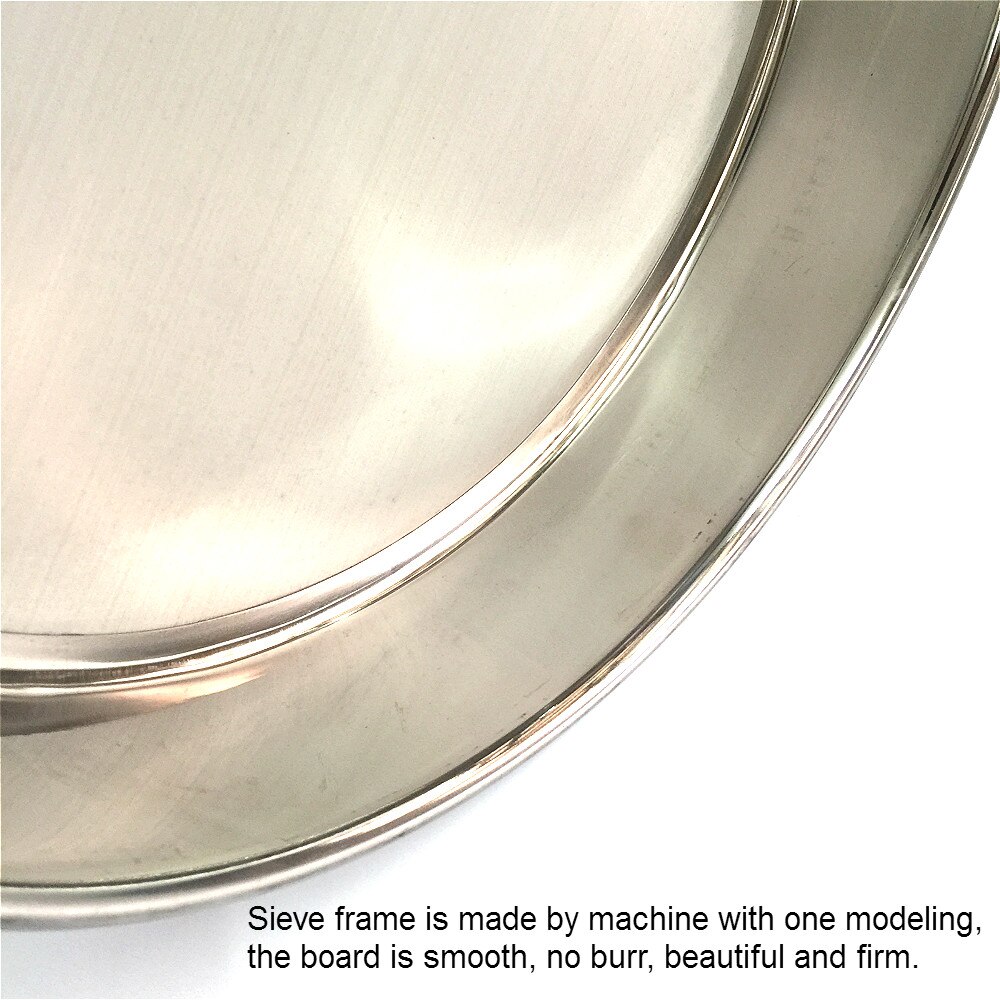 Test Sieve All 304 SUS Laboratory Standard Sieve Sampling Inspection Pharmacopeia Sieve R30cm Aperture 0.0385mm 400 Mesh