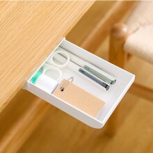 Hidden Pencil Tray Drawer Desk Table Storage Drawer Organizer Box Under Desk Desktop Organizer For Office School