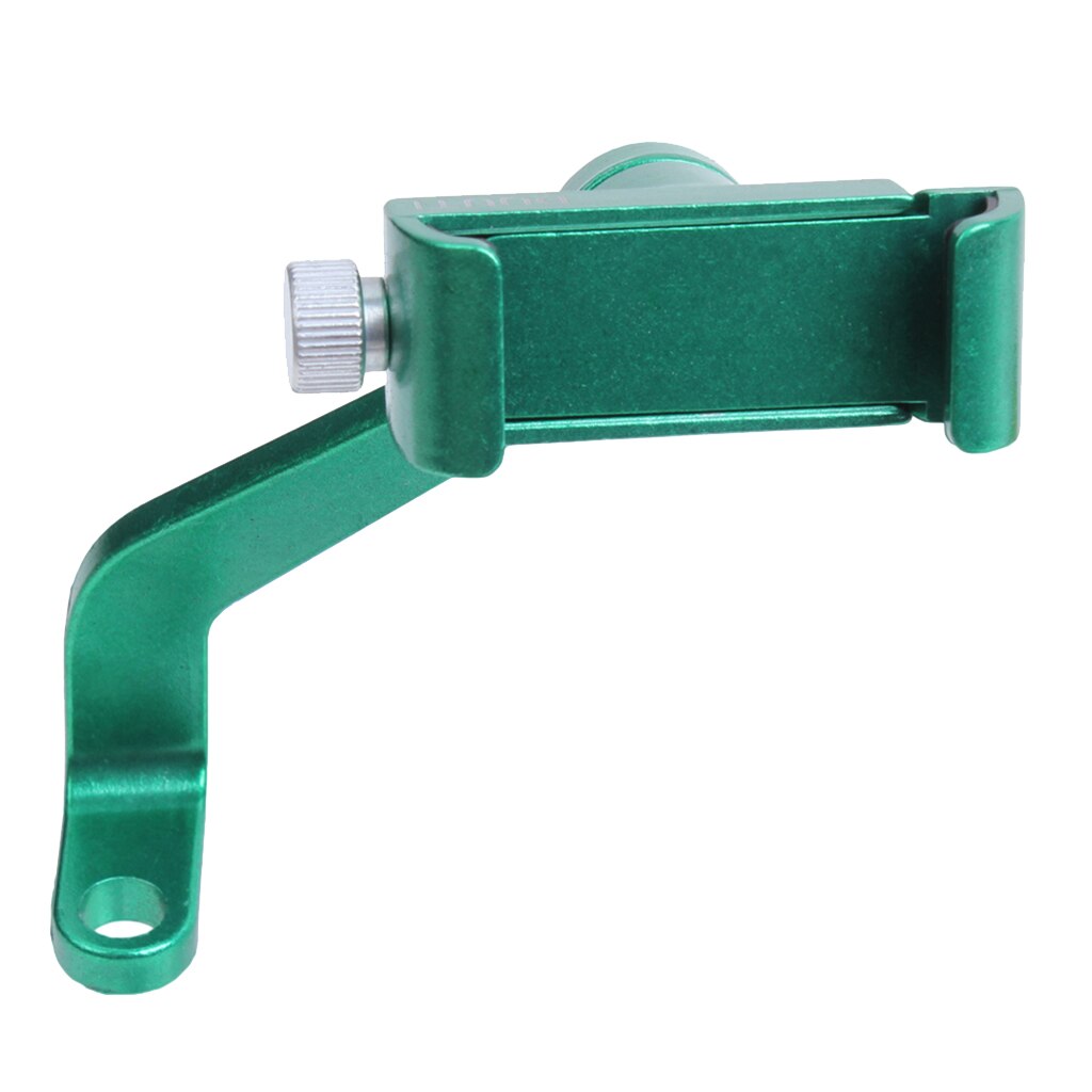 Motorbike Cell Phone Mount Rotatable Bracket Rack GPS Rearview Mount Clip: Greeb