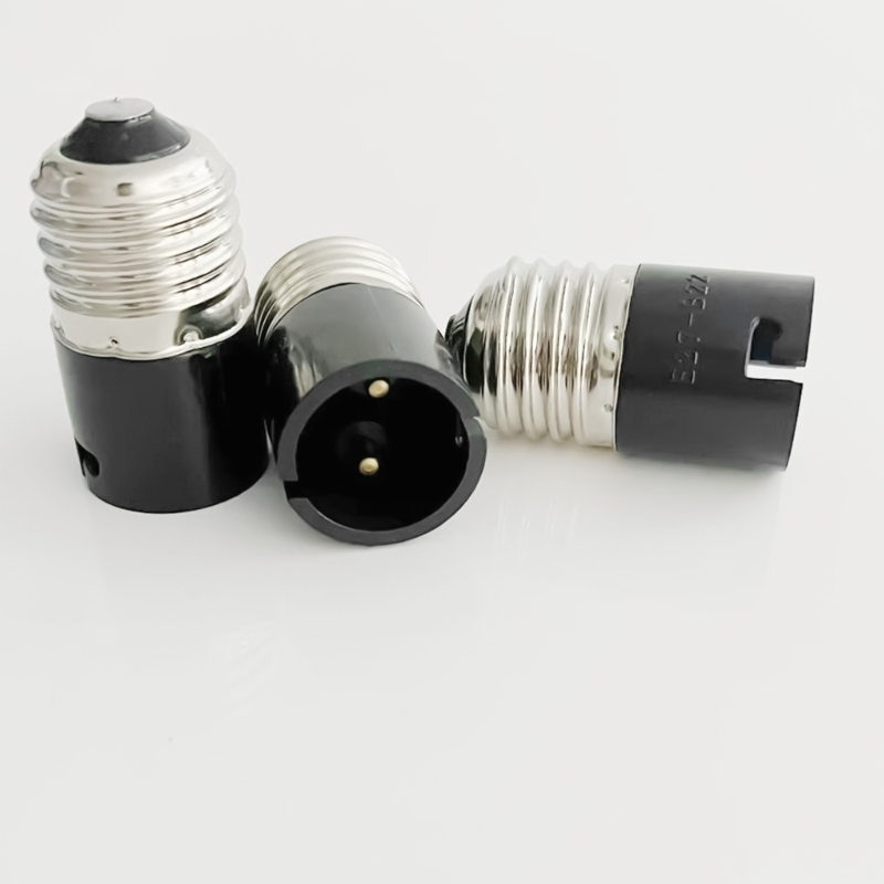 Household E27 To B22 Light Bulb Socket Adapter Converter With Secure Fitments