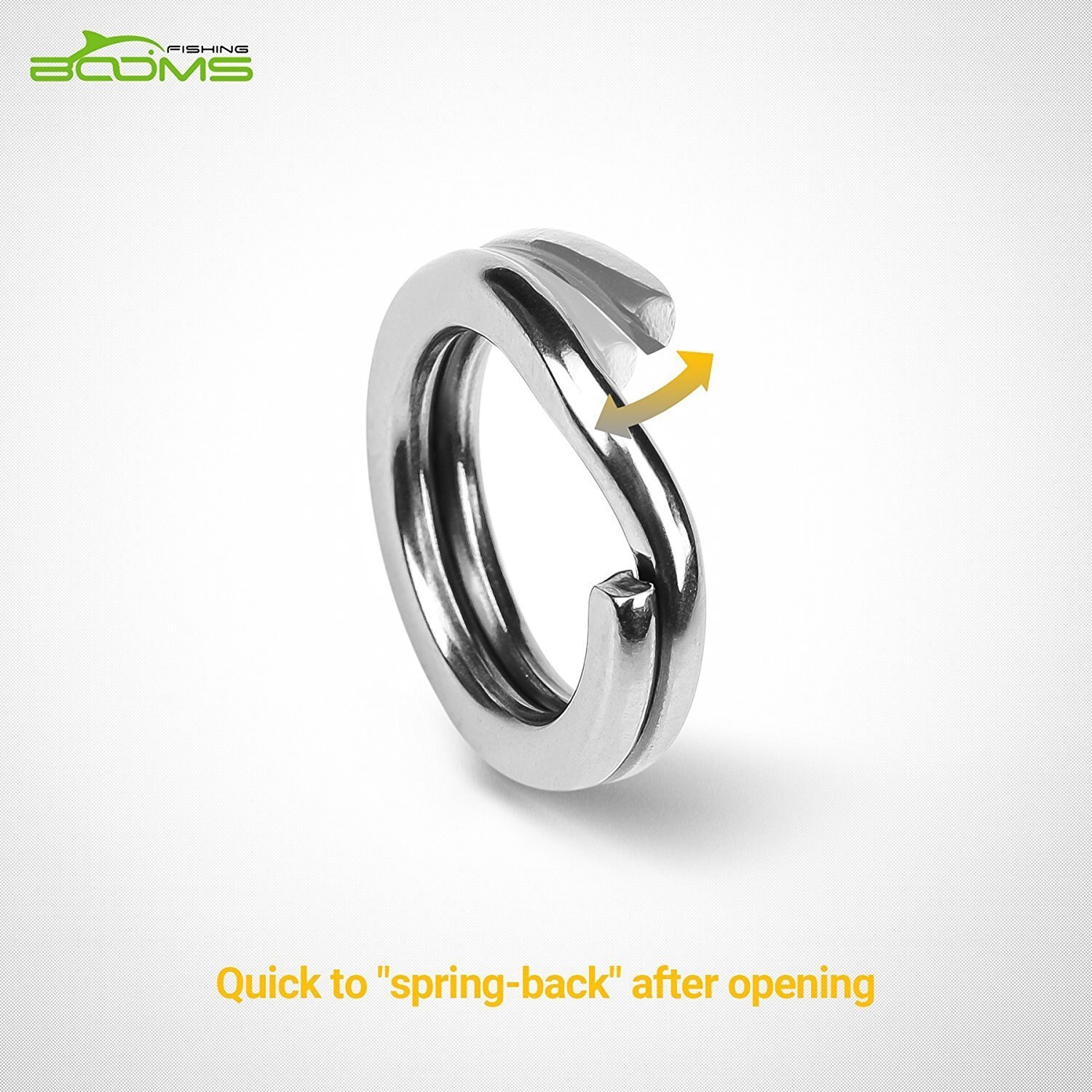 Booms Fishing FSR Stainless Steel Split Ring