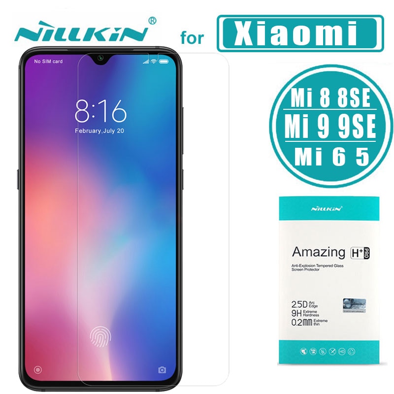 Nillkin for Xiaomi Mi 9 Pro 5G 9 8 9T Pro A3 Mi9 Mi8 SE Lite 9H Glass Tempered Glass Screen Protector for Redmi Note 8T 8 7 Pro