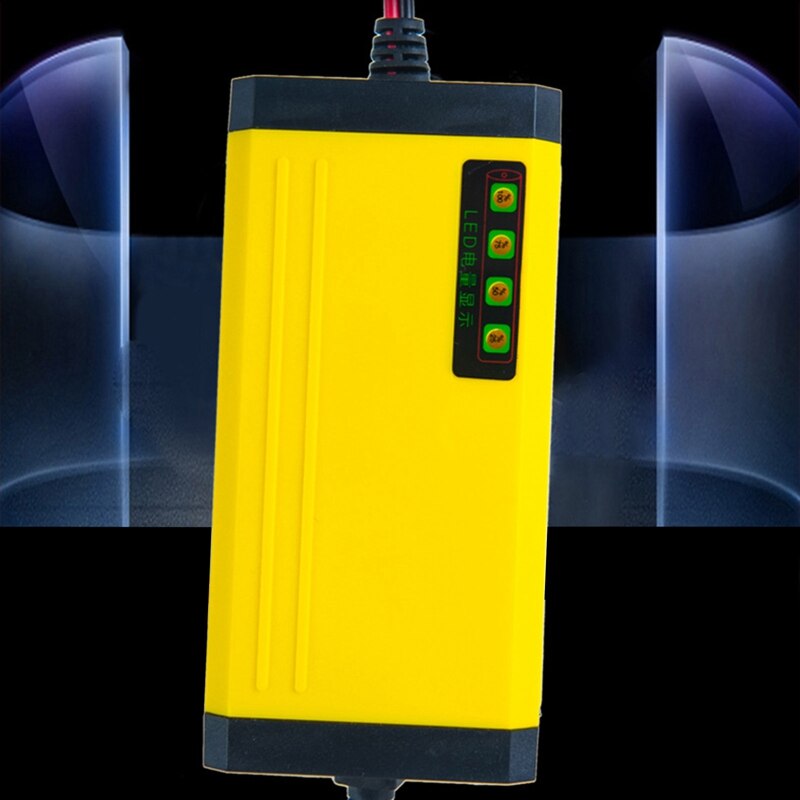 12V 2A Intelligent Fast Power Charging Lead Acid AGM GEL Battery-chargers Full Automatic Car Battery Charger