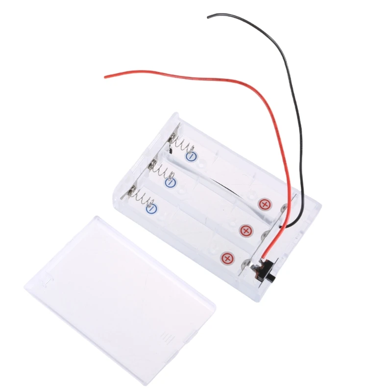 Boîtier batterie 18650 avec interrupteurs, câble d'extension couvercle, support batterie à connexion parallèle à 3 pour