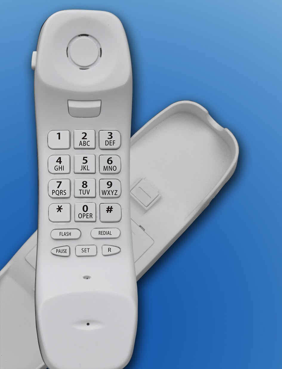 Wall Landline Telephone Home Office Hotel Incoming Caller ID / wall-mounted bedside Mini Wall Telephone