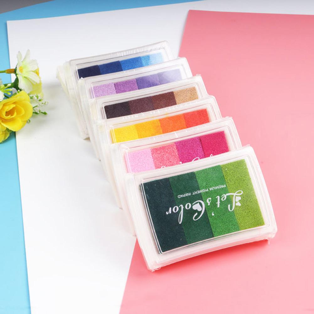 1PCS 6style Inkpad Ink stamp pad Colorful Cartoon ... – Vicedeal