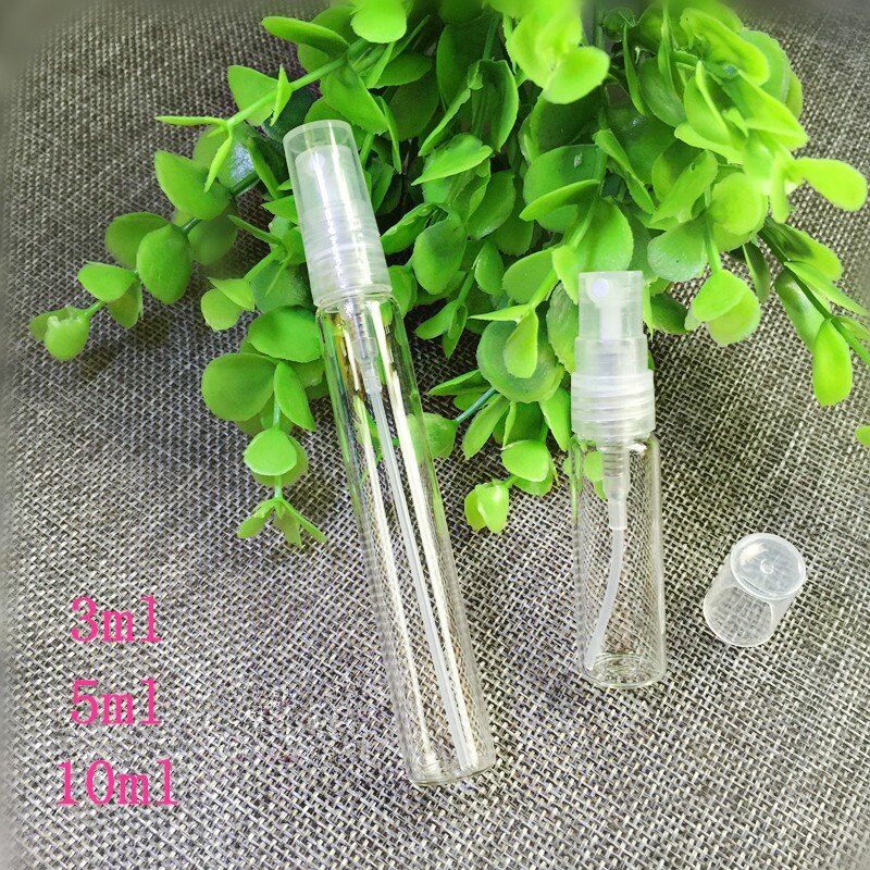 20 stks 2 ml 3 ml 5 ml 10 ml Transparante draagbare spray fles Parfum Flessen Flesjes Navulbare Parfum verstuiver Reizen Toegang