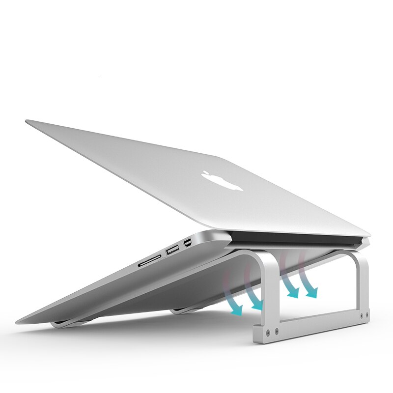 Belka Aluminum Folding Laptop Stand 11-17 Inch for MacBook Pro Air - Adjustable & Non-Slip Cooling Bracket