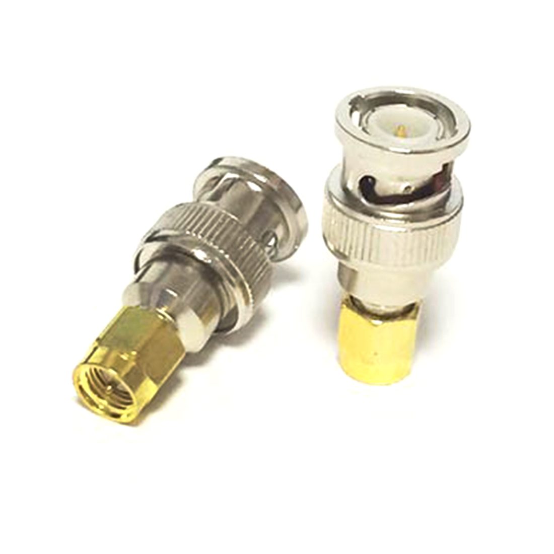 1 st BNC Stekker naar SMA Stekker RF Coax Adapter convertor Straight Verguld