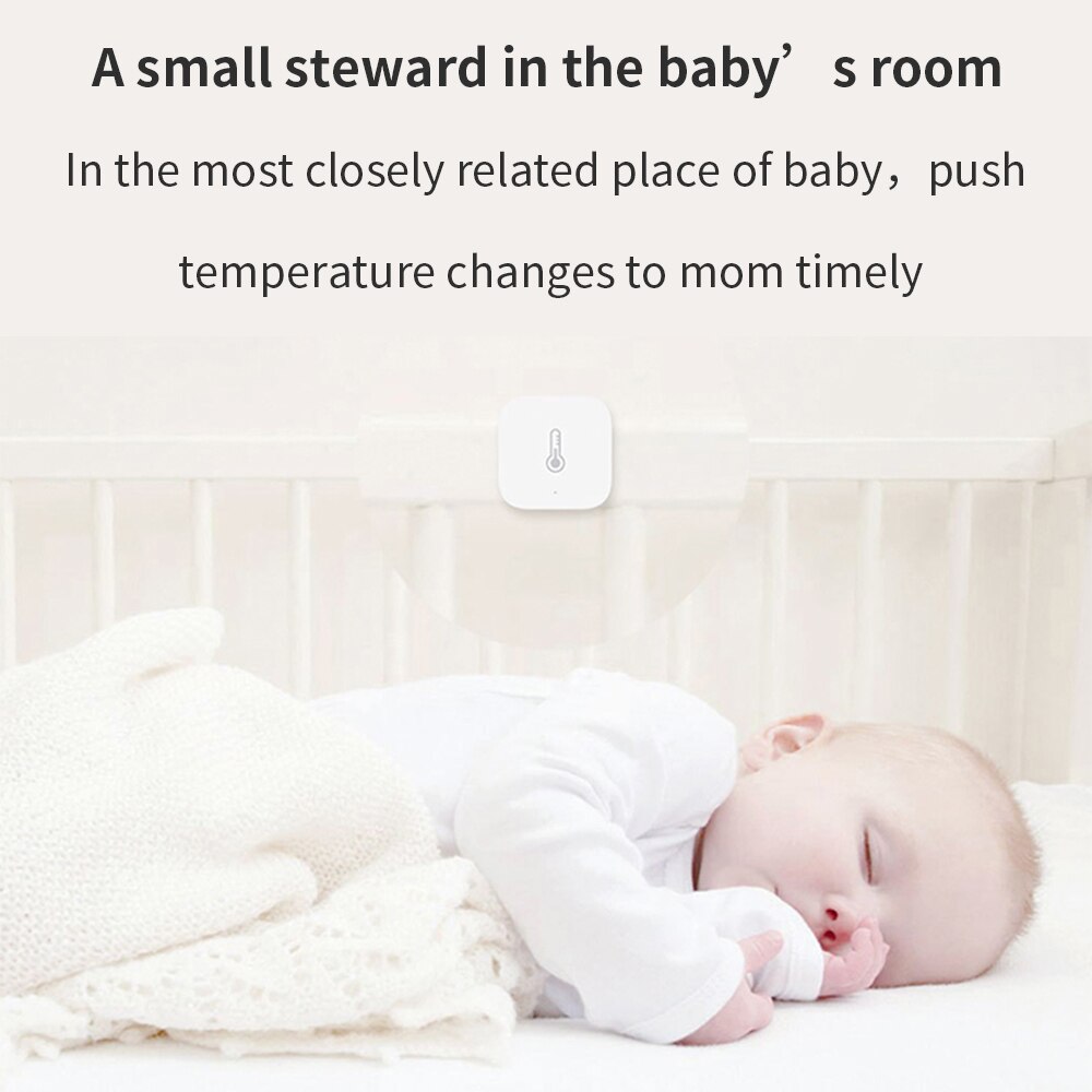 Aqara Temperature Humidity Sensor Air Pressure Detection ZigBee Wireless Connection Smart Home Work Mijia APP Apple HomeKit