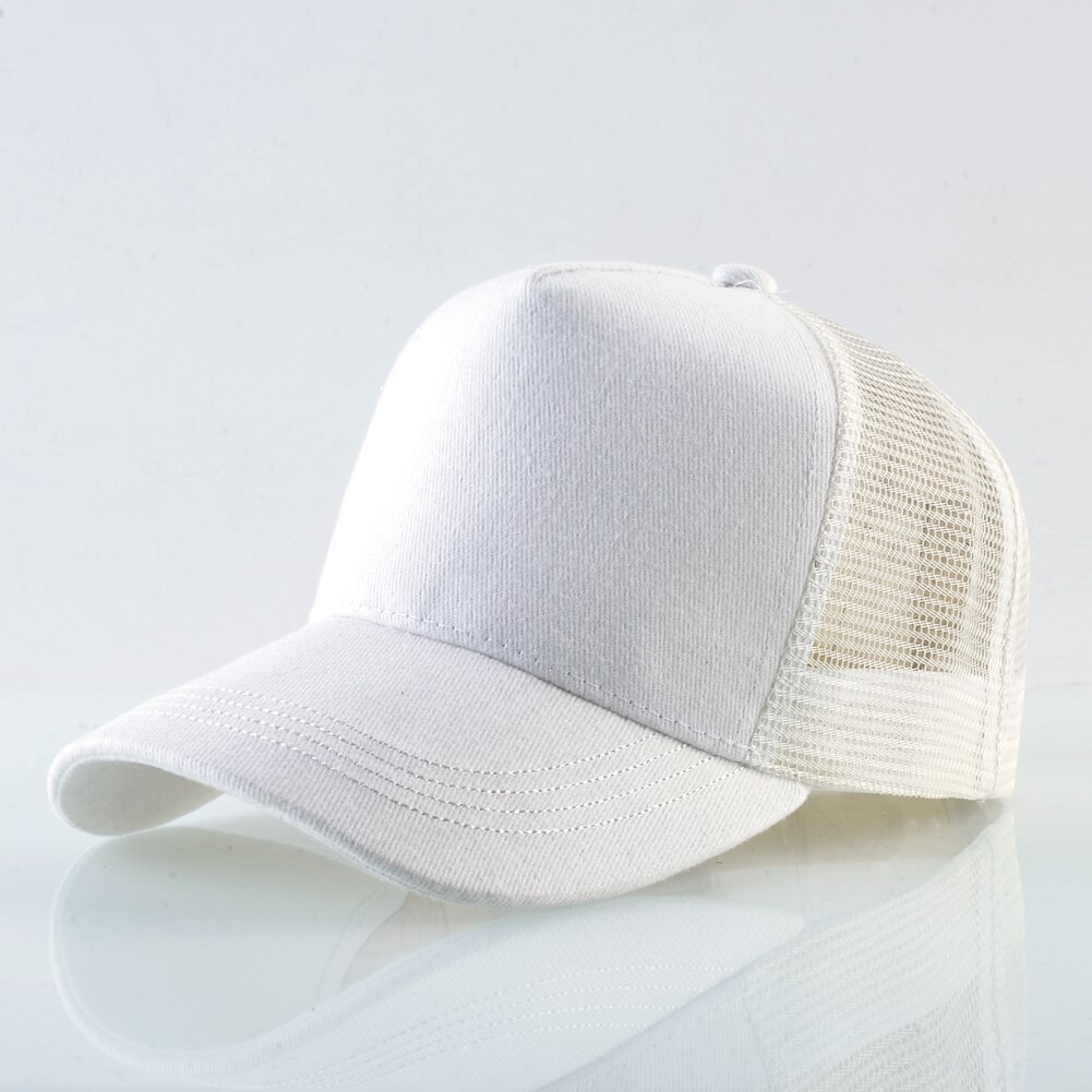 Casquette de Baseball à motif de cochon brodé pour hommes et femmes, chapeau d'été en maille, style Hip Hop, visière de camionneur: Gris clair