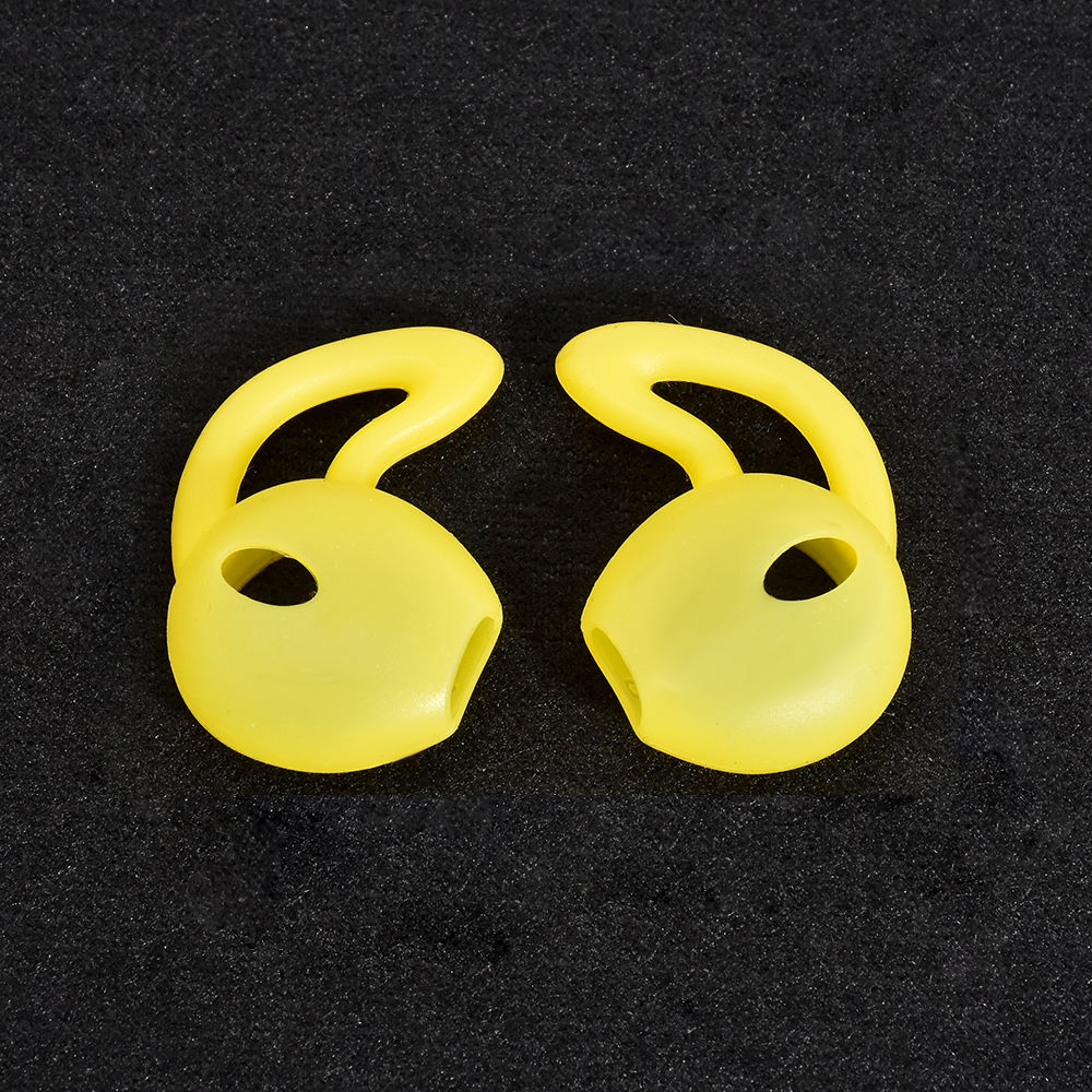 Fundas de silicona para auriculares, almohadillas antideslizantes deportivas para Apple Airpods Air Pods, accesorios a prueba de polvo, 5/1 par: 2XS / CORAL