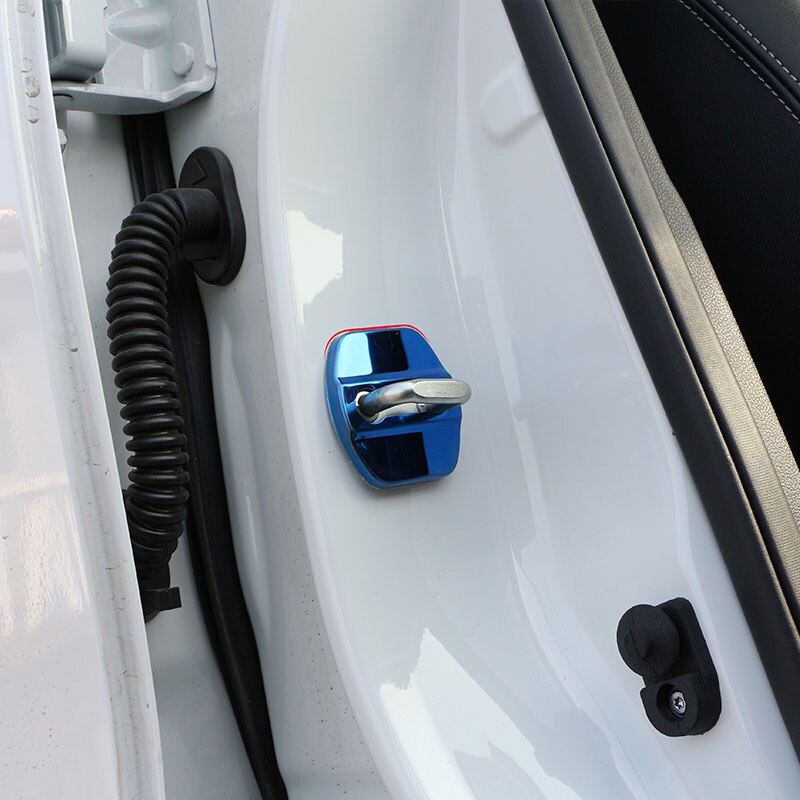 Xburstcar for Nissan X-trail Xtrail T32 - 4Pcs/Set Car Door Lock Protective Cover Doors Lock Trim Accessories