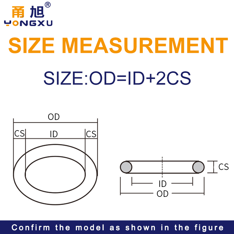 VMQ O squillare guarnizione guarnizione spessore CS1.8mm ID1.8-50mm anello in gomma siliconica isolamento rondella impermeabile assortimento bianco non tossico