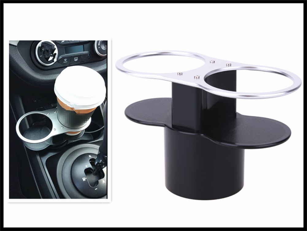 Radio Mount For Cup Holder – Universal Clip-On Bracket For CB Radio, Scanner, GPS – No-Drill Installation, Fits Most Vehicle Cup Holders