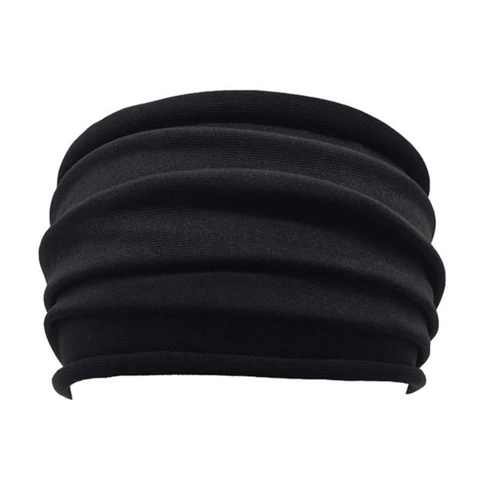 New 2- color running accessory, pleated yoga headband, wide sports headband, turban, running headwrap, stretch hair band