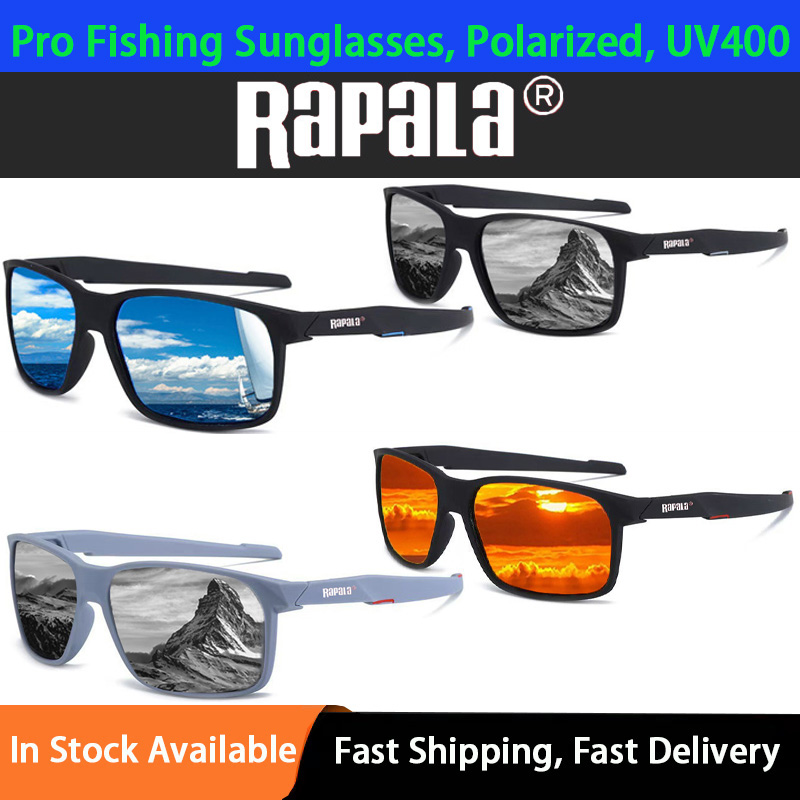 Nuevas gafas de sol polarizadas de Rapala, gafas de sol polarizadas antiultravioleta para montañismo al aire libre, gafas de sol para montar en pesca