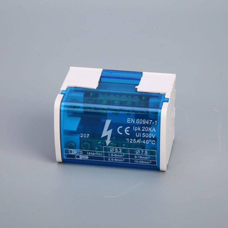Waterproof Distribution Box Wire Connector Electrical Project Case Small Junction Box Thickened Din Rail Terminal Block