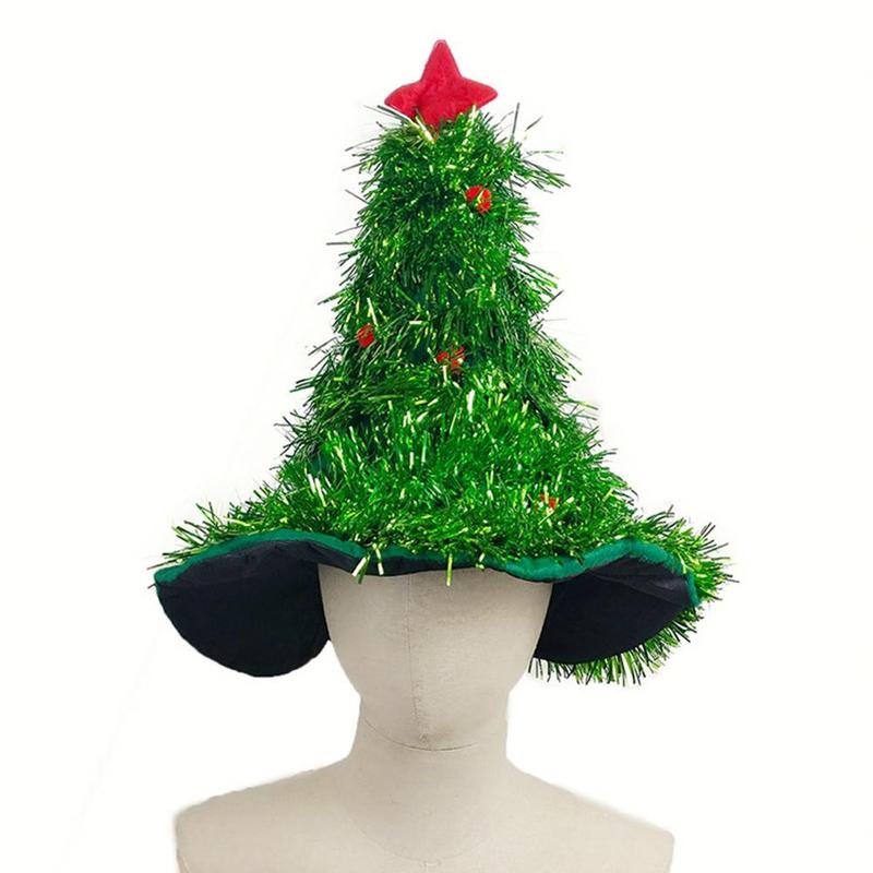 Kerstboom Hoed Op Hoofdband Voor Kerst Xmas Party Kerstman Kostuum Cap Decoraties Hoofddeksels